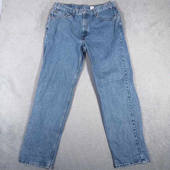 Levi's Other - Vtg Levis Jeans Mens 38x32 (Fits 36) 550 Relaxed Fit Denim Light Wash Blue